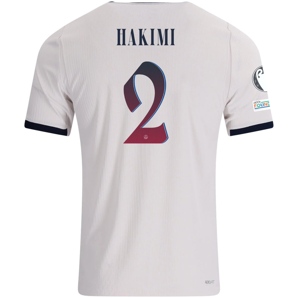 Men's Authentic Hakimi Paris Saint-Germain Away Jersey 26/27 UCL