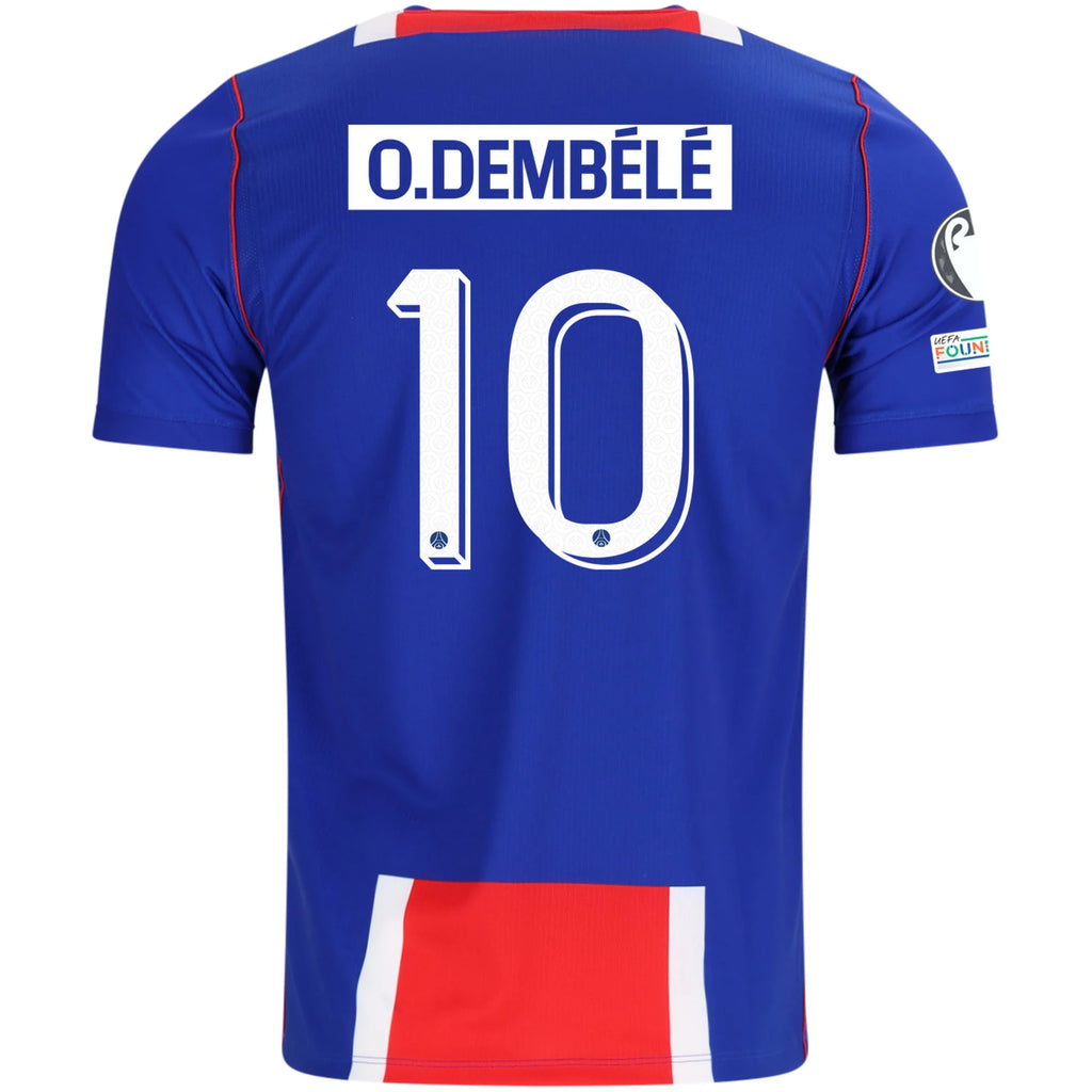 Men's Replica O. Dembele Paris Saint-Germain Home Jersey 26/27 UCL