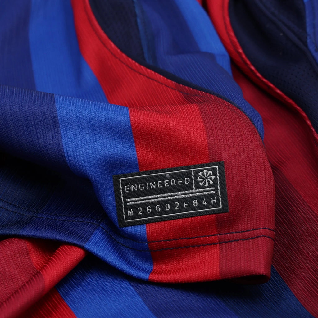 Kid's Replica Barcelona Home Jersey 26/27