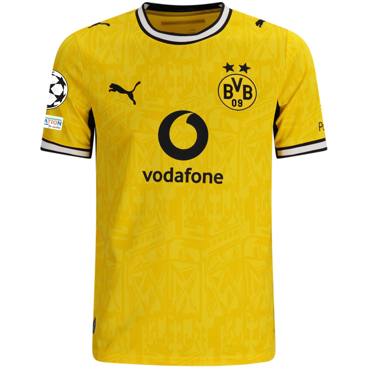 Kid's Replica Borussia Dortmund Home Jersey 26/27 UCL
