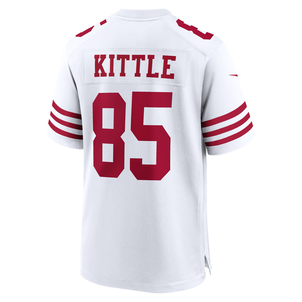 Men's San Francisco 49ers George Kittle Scarlet 80th Anniversary