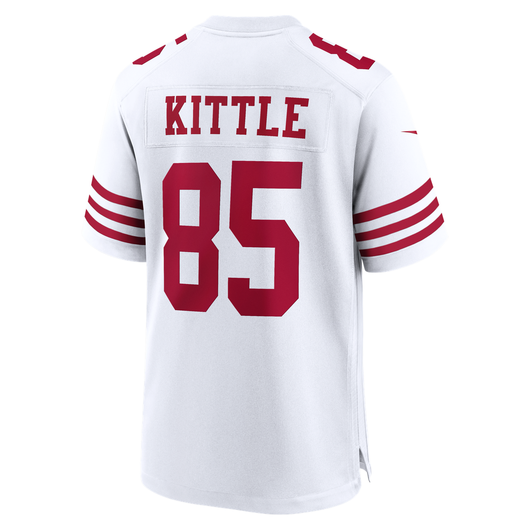 Men's San Francisco 49ers George Kittle Scarlet 80th Anniversary