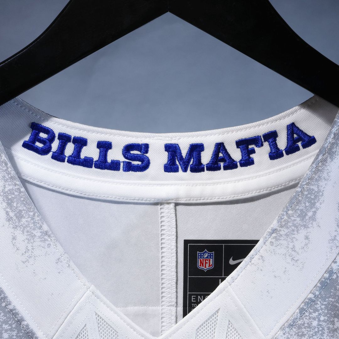 Men's Buffalo Bills Dawson Knox White Rivalries Collection Stitched