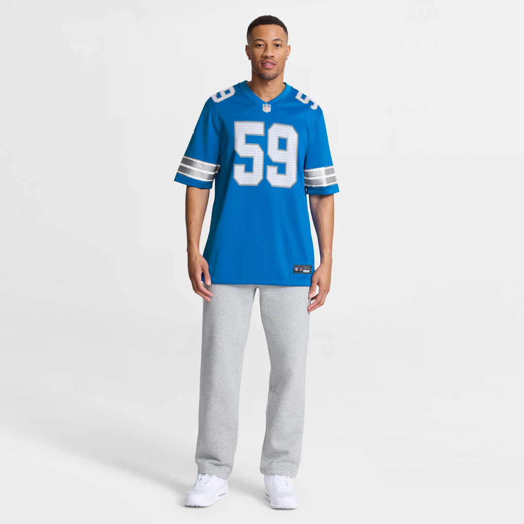 Men's Detroit Lions Giovanni Manu Blue Team