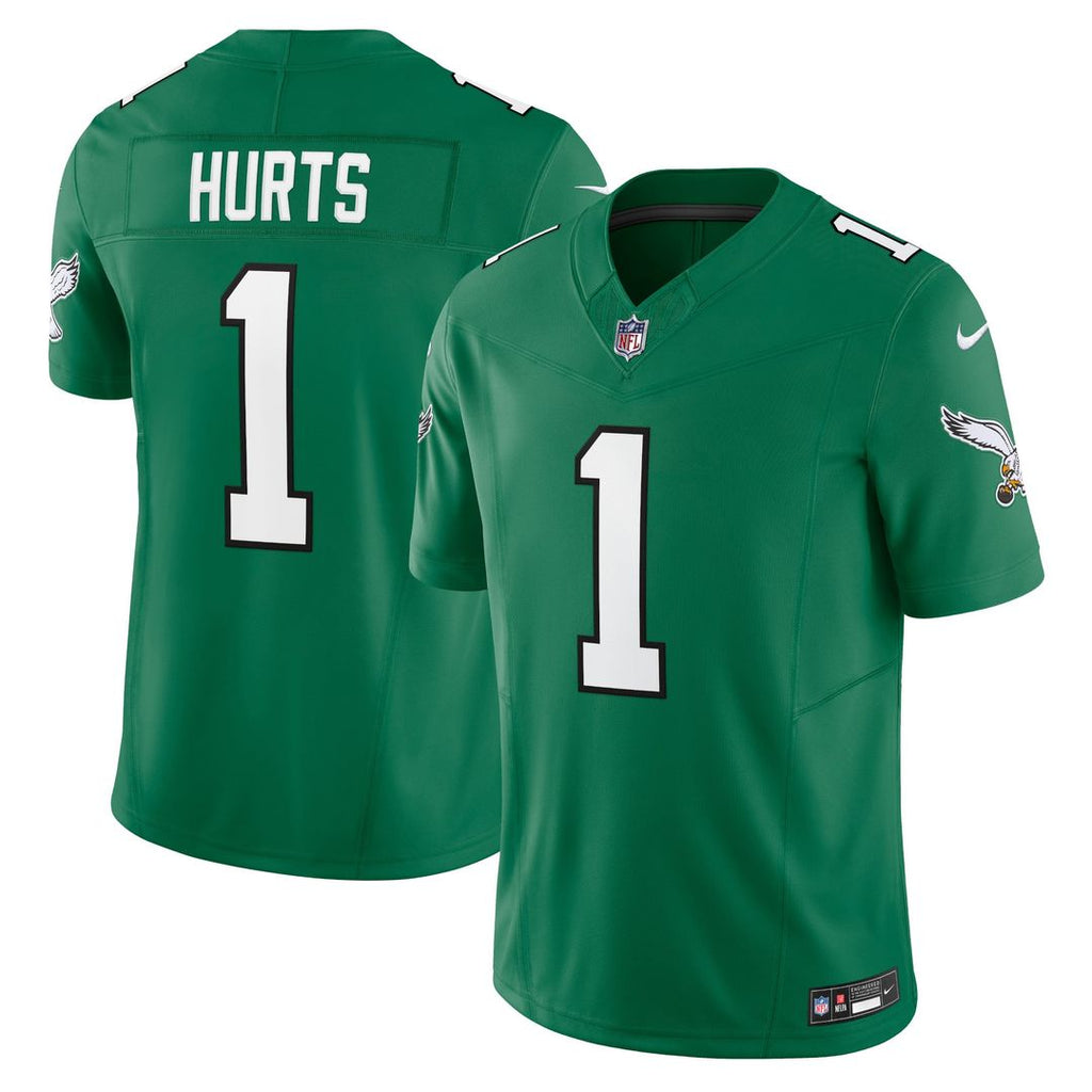 Men's Philadelphia Eagles Jalen Hurts Black Alternate Vapor F.U.S.E.
