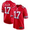 Men's Buffalo Bills Josh Allen Red Alternate