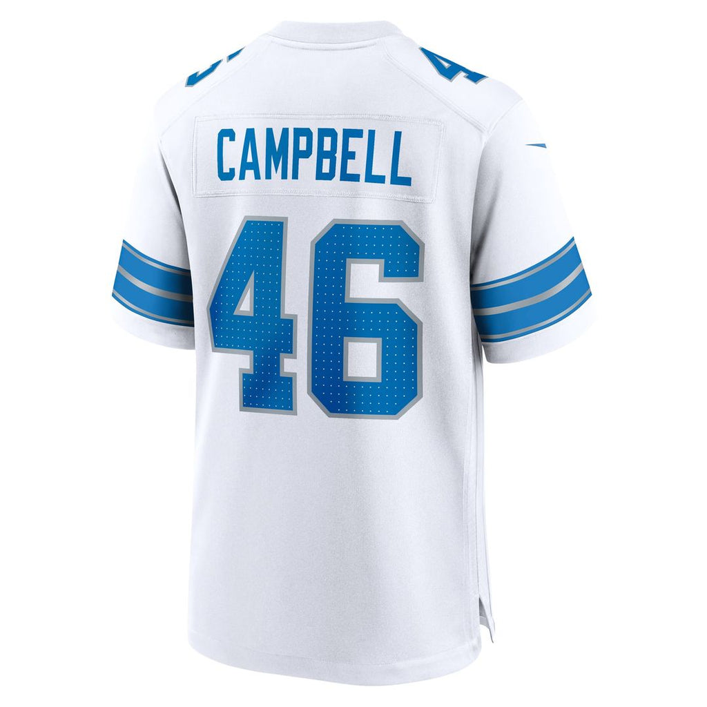 Men's Detroit Lions Jack Campbell Black 2nd Alternate