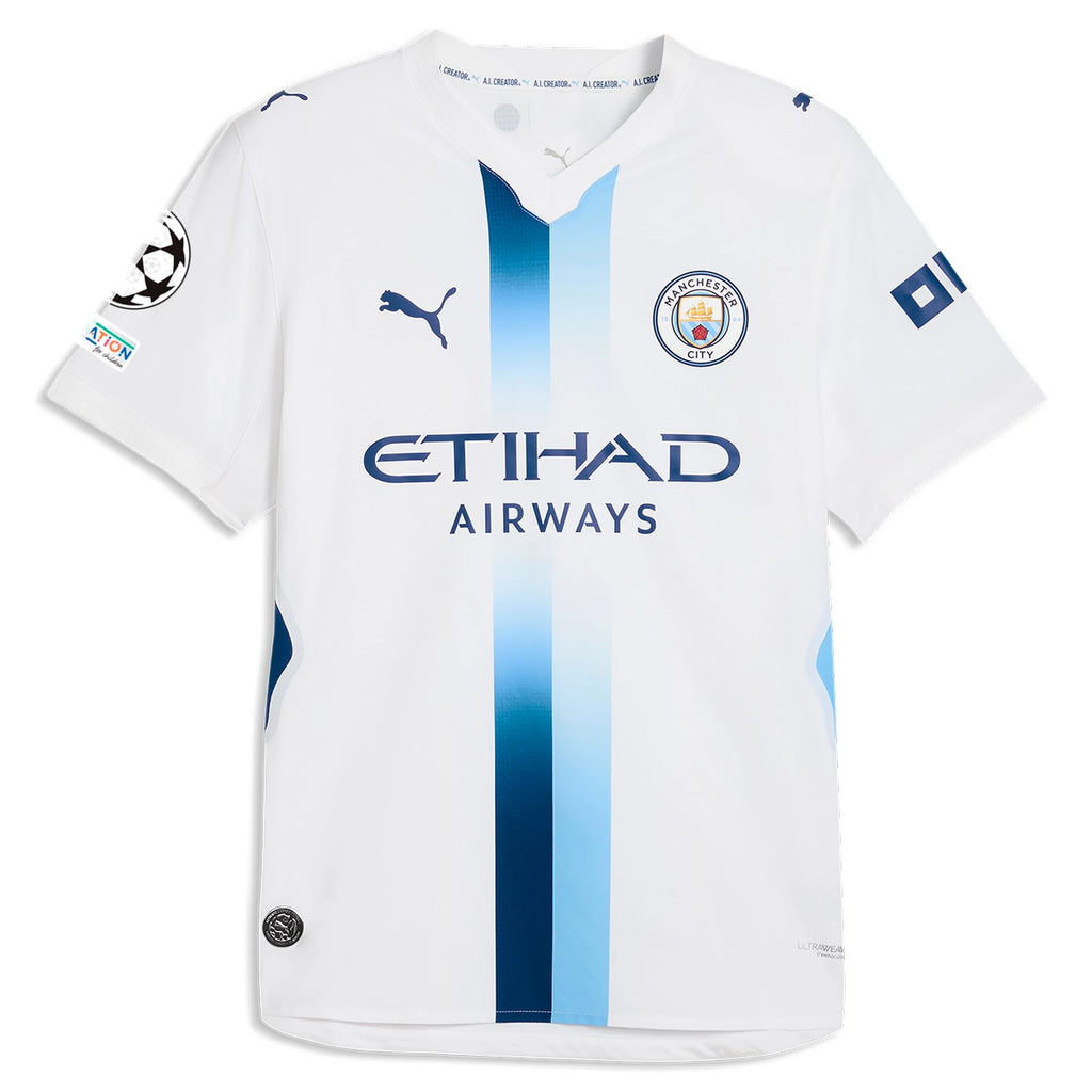 Men's Authentic Marmoush Manchester City Third Jersey 26/27 UCL