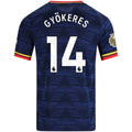 Men's Authentic Gyokeres Arsenal Away Jersey 26/27