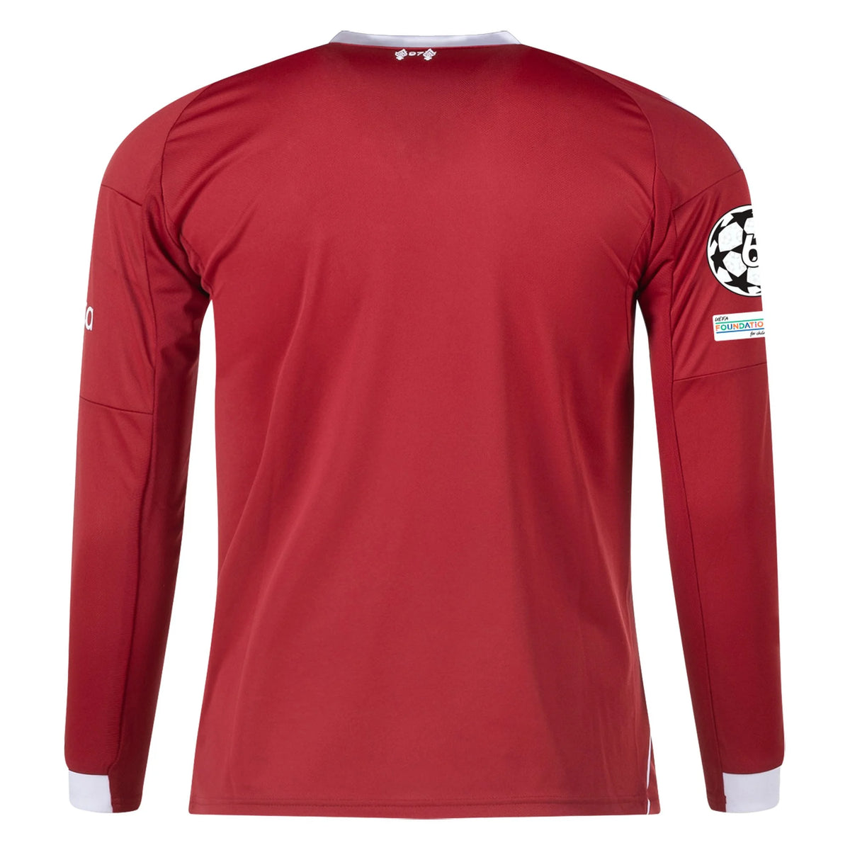 Men's Replica Liverpool Long Sleeve Home Jersey 25/26 UCL