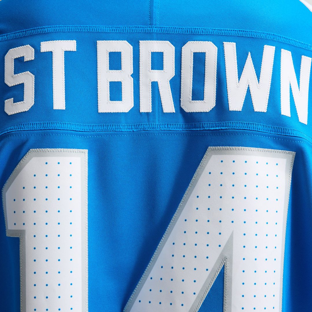 Men's Detroit Lions Amon-Ra St. Brown Black Alternate Vapor F.U.S.E. Stitched