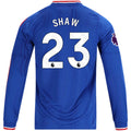 Men's Authentic Shaw Manchester United Long Sleeve Away Jersey 26/27