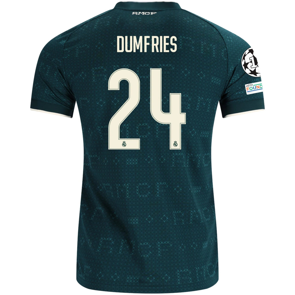 Men's Replica Dumfries Real Madrid Away Jersey 26/27