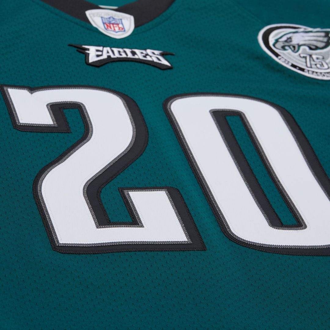Men's Philadelphia Eagles Brian Dawkins Green 2007 Authentic Throwback Retired Player Jersey