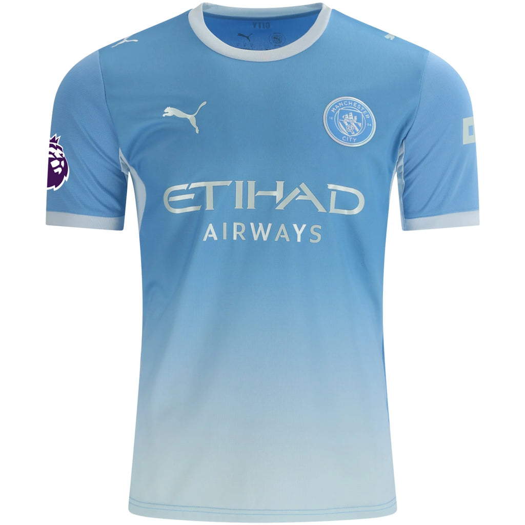 Men's Replica Doku Manchester City Home Jersey 26/27