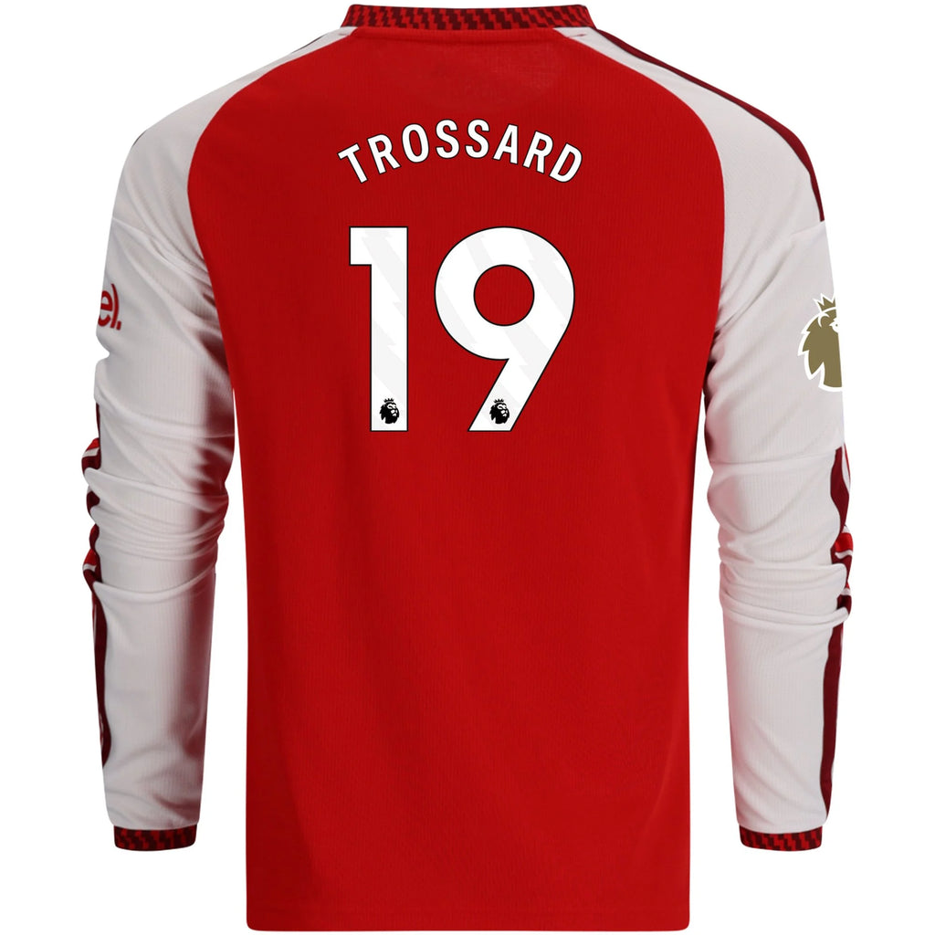 Kid's Replica Trossard Arsenal Long Sleeve Home Jersey 26/27