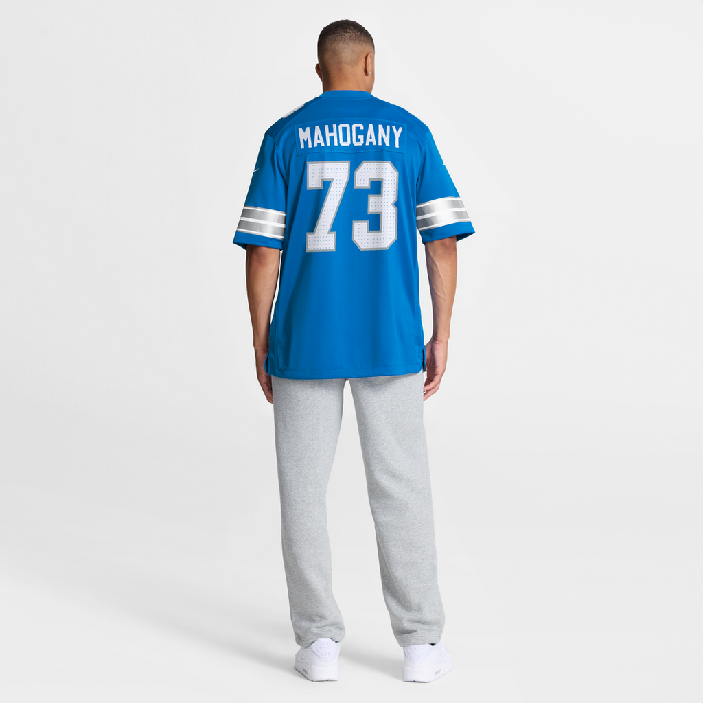 Men's Detroit Lions Christian Mahogany Blue Team
