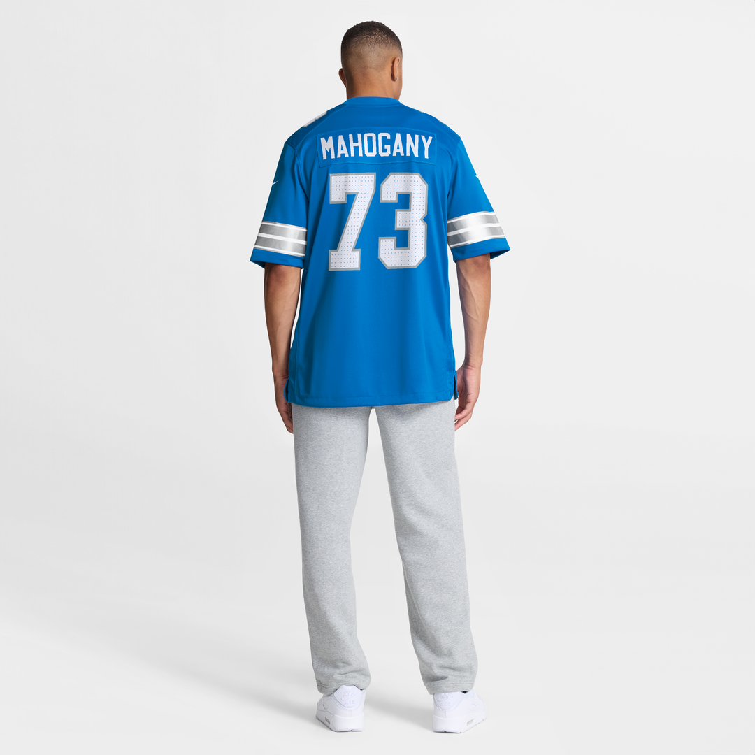 Men's Detroit Lions Christian Mahogany Blue Team