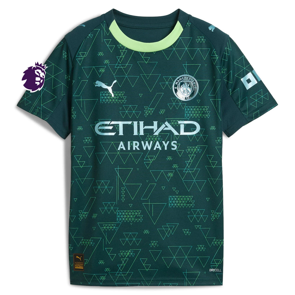 Kid's Replica Bernardo Manchester City Fourth Jersey 25/26
