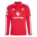 Men's Authentic Manchester United Long Sleeve Home Jersey 26/27