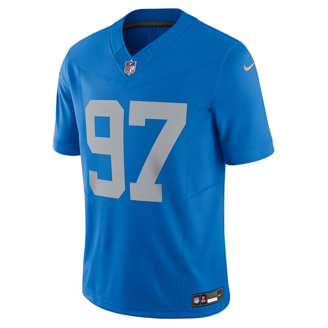 Men's Detroit Lions Aidan Hutchinson Black 2nd Alternate Vapor F.U.S.E.