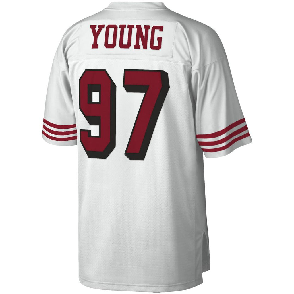 Men's San Francisco 49ers Bryant Young Scarlet Legacy Replica Jersey