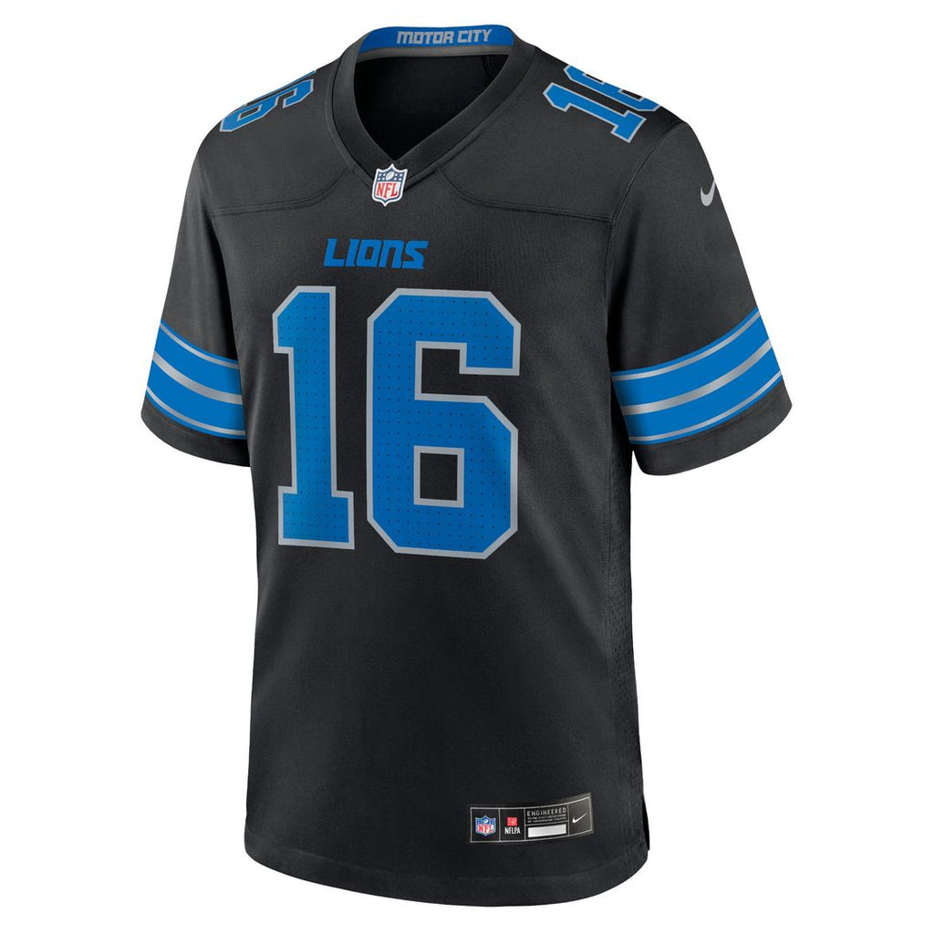 Men's Detroit Lions Jared Goff Blue