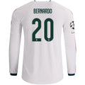 Men's Authentic Bernardo Real Madrid Long Sleeve Home Jersey 26/27