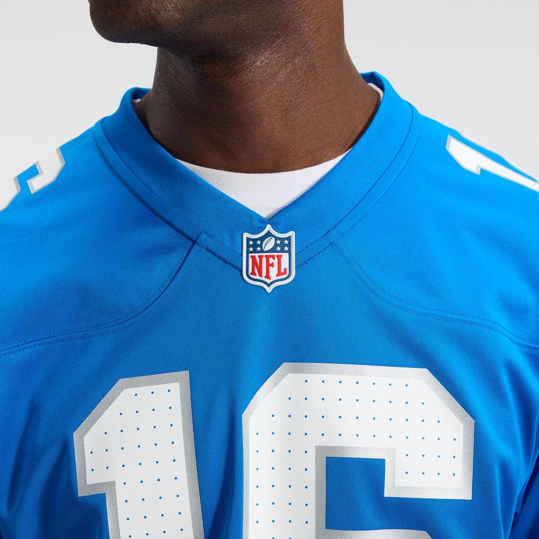 Men's Detroit Lions Jared Goff Black 2nd Alternate