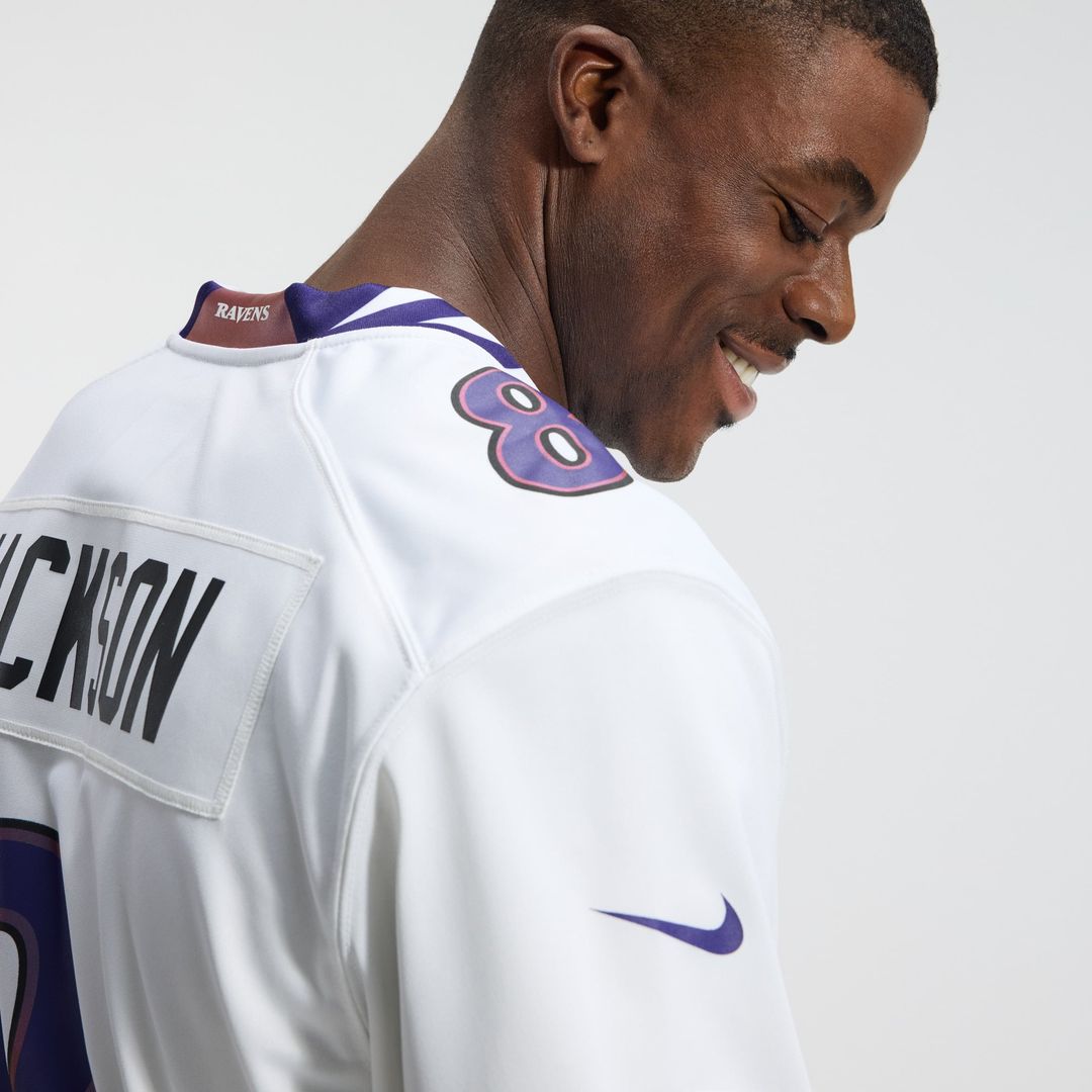 Men's Baltimore Ravens Lamar Jackson Purple Alternate