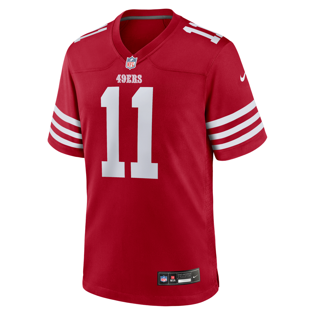 Men's San Francisco 49ers Brandon Aiyuk Scarlet Team Player