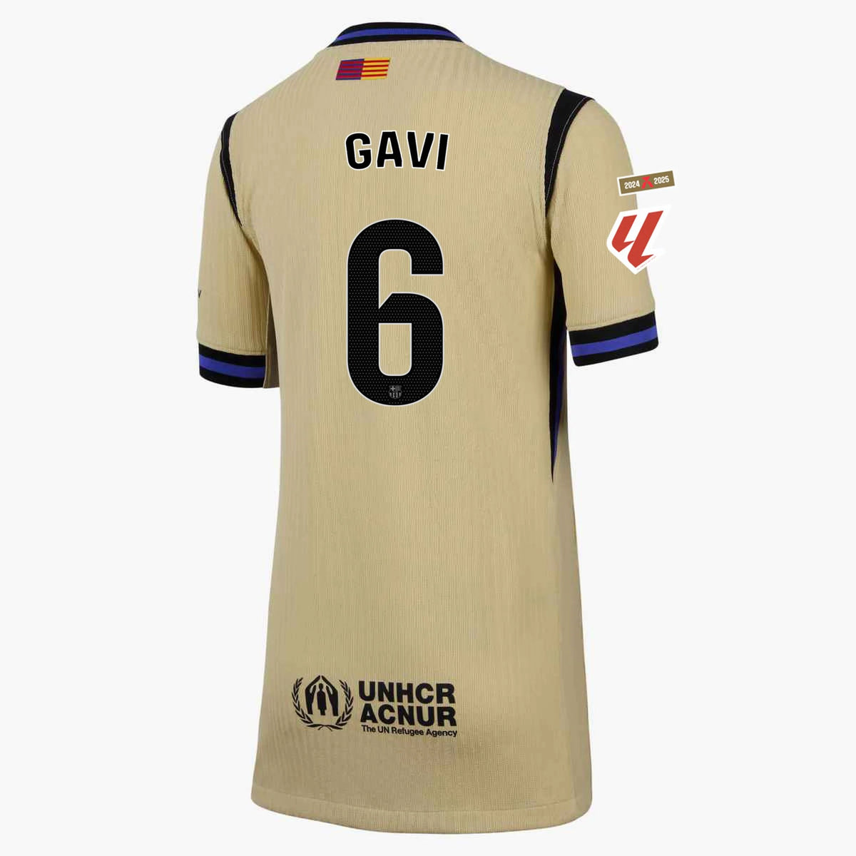 Kid's Authentic Gavi Barcelona Away Jersey 25/26