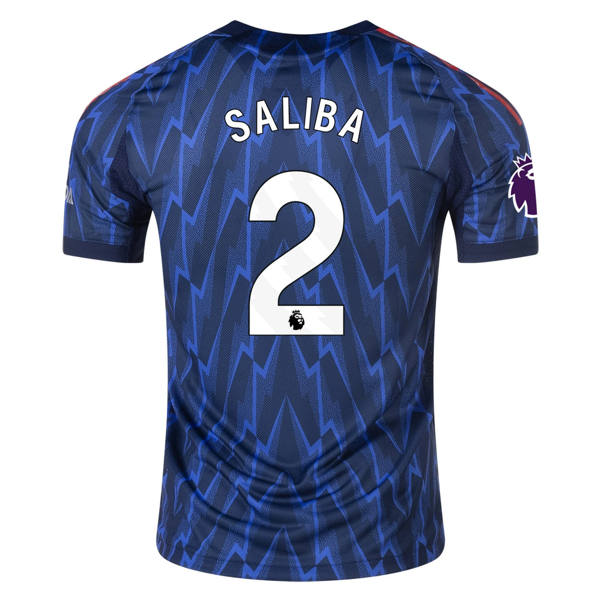 Men's Authentic Saliba Arsenal Away Jersey 25/26