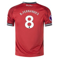 Kid's Replica B. Fernandes Manchester United Home Jersey 25/26
