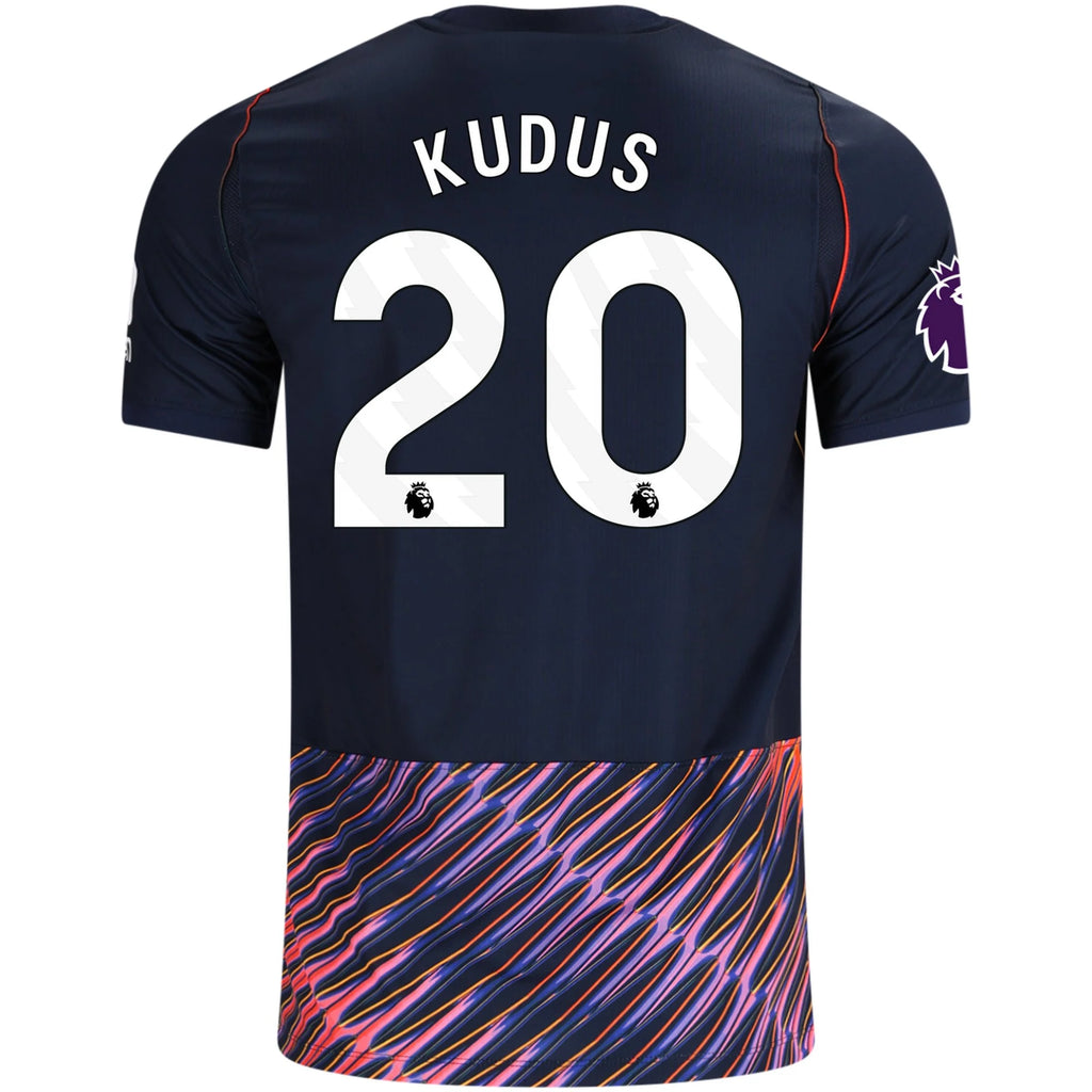 Men's Replica Kudus Tottenham Hotspur Away Jersey 26/27