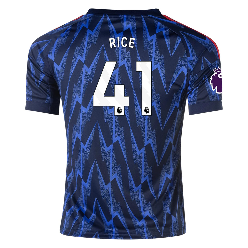 Kid's Replica Rice Arsenal Away Jersey 25/26