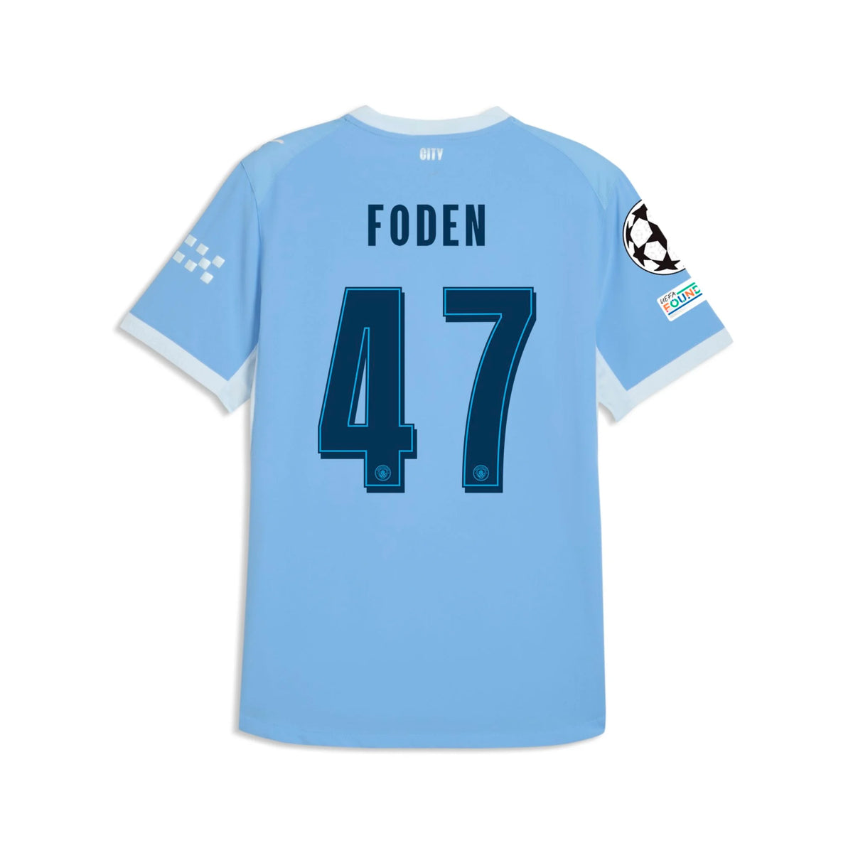 Men's Authentic Foden Manchester City Home Jersey Gift Box 26/27 UCL