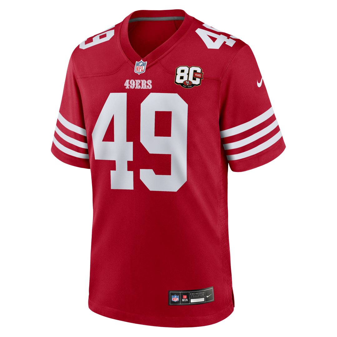 Men's San Francisco 49ers The Faithful White 80th Anniversary