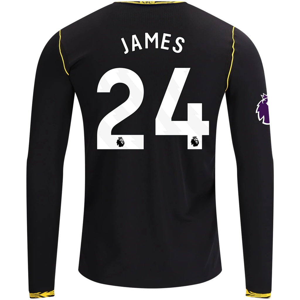 Men's Replica James Chelsea Long Sleeve Away Jersey 26/27