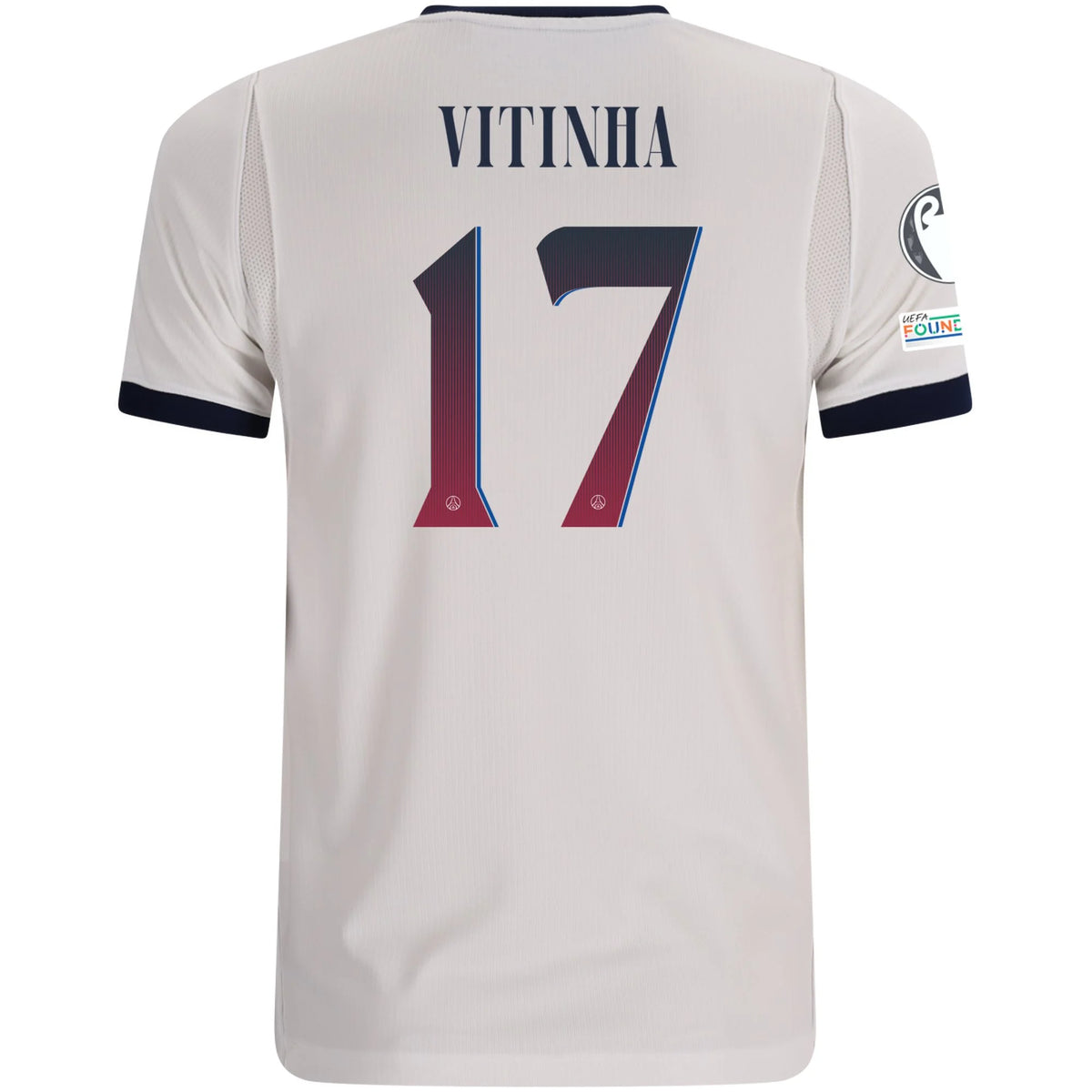 Kid's Replica Vitinha Paris Saint-Germain Away Jersey 26/27 UCL