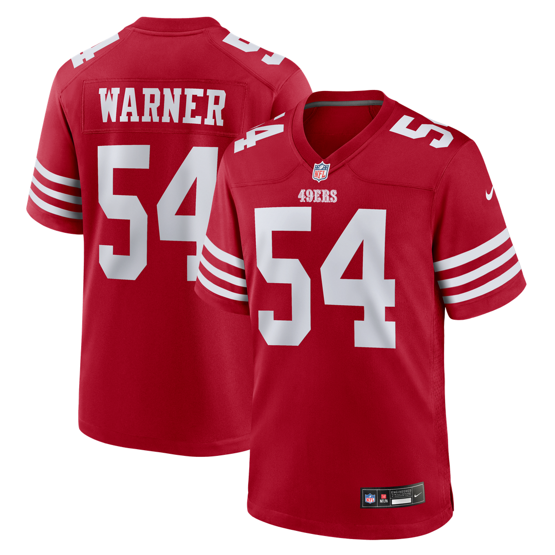 Men's San Francisco 49ers Fred Warner Scarlet Player