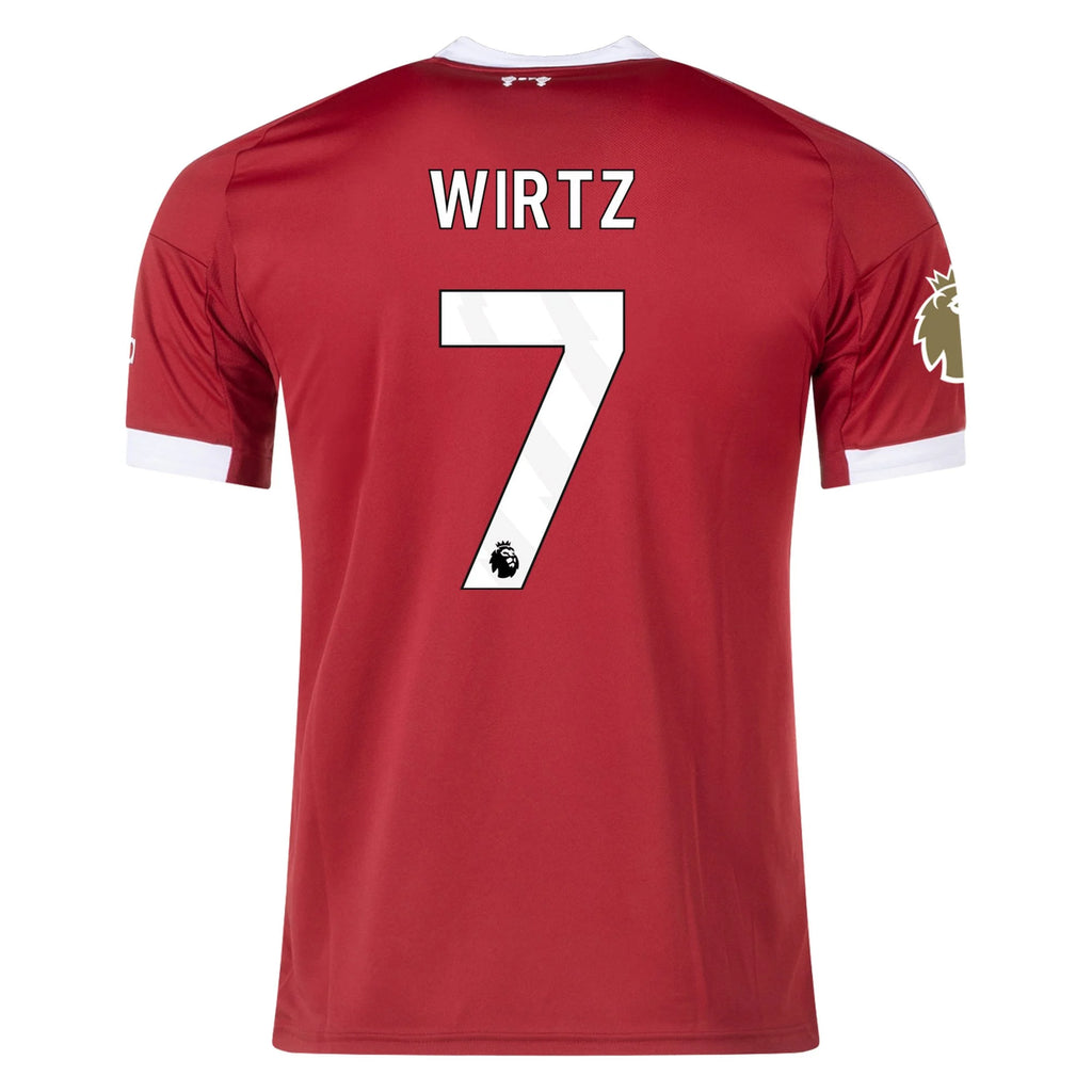 Men's Replica Wirtz Liverpool Home Jersey 25/26