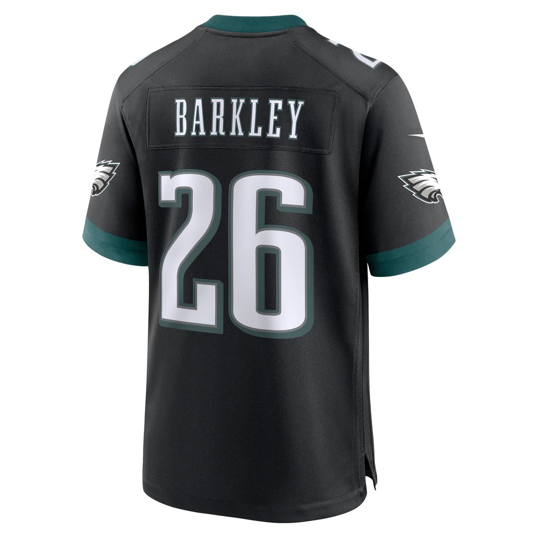 Men's Philadelphia Eagles Saquon Barkley Black Alternate