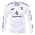 Men's Authentic Manchester United Long Sleeve Away Jersey 25/26