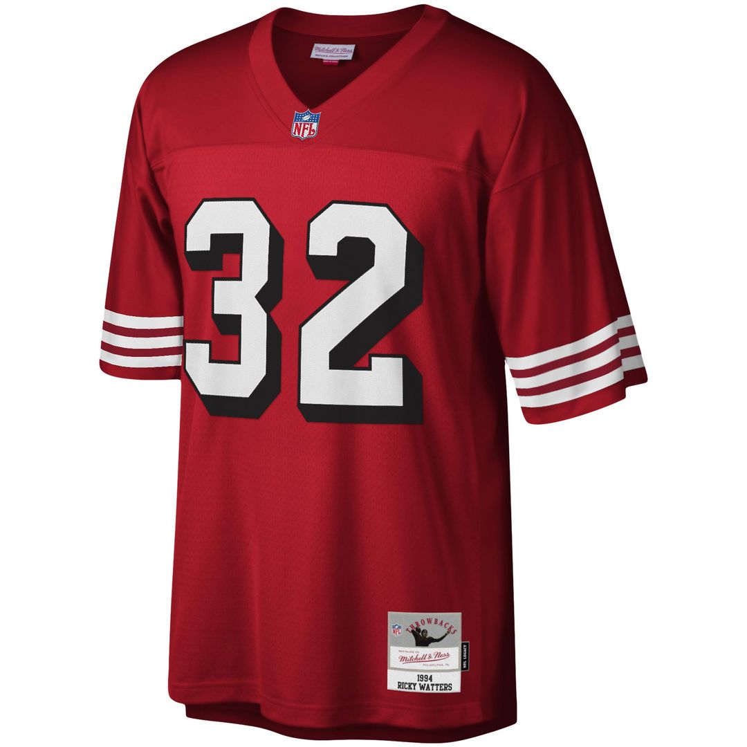 Men's San Francisco 49ers Ricky Watters White Legacy Replica Jersey