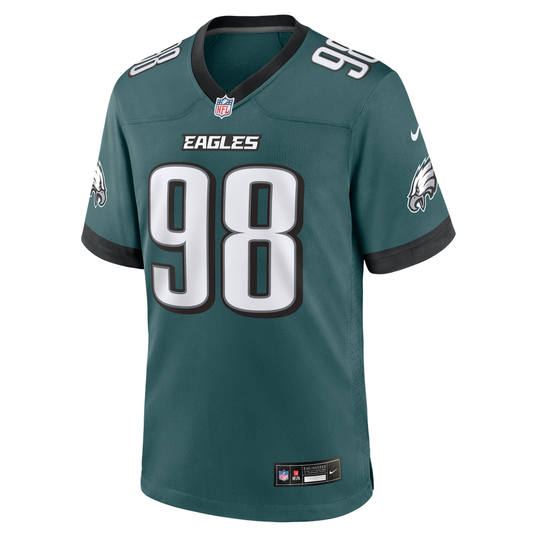 Men's Philadelphia Eagles Jalen Carter White