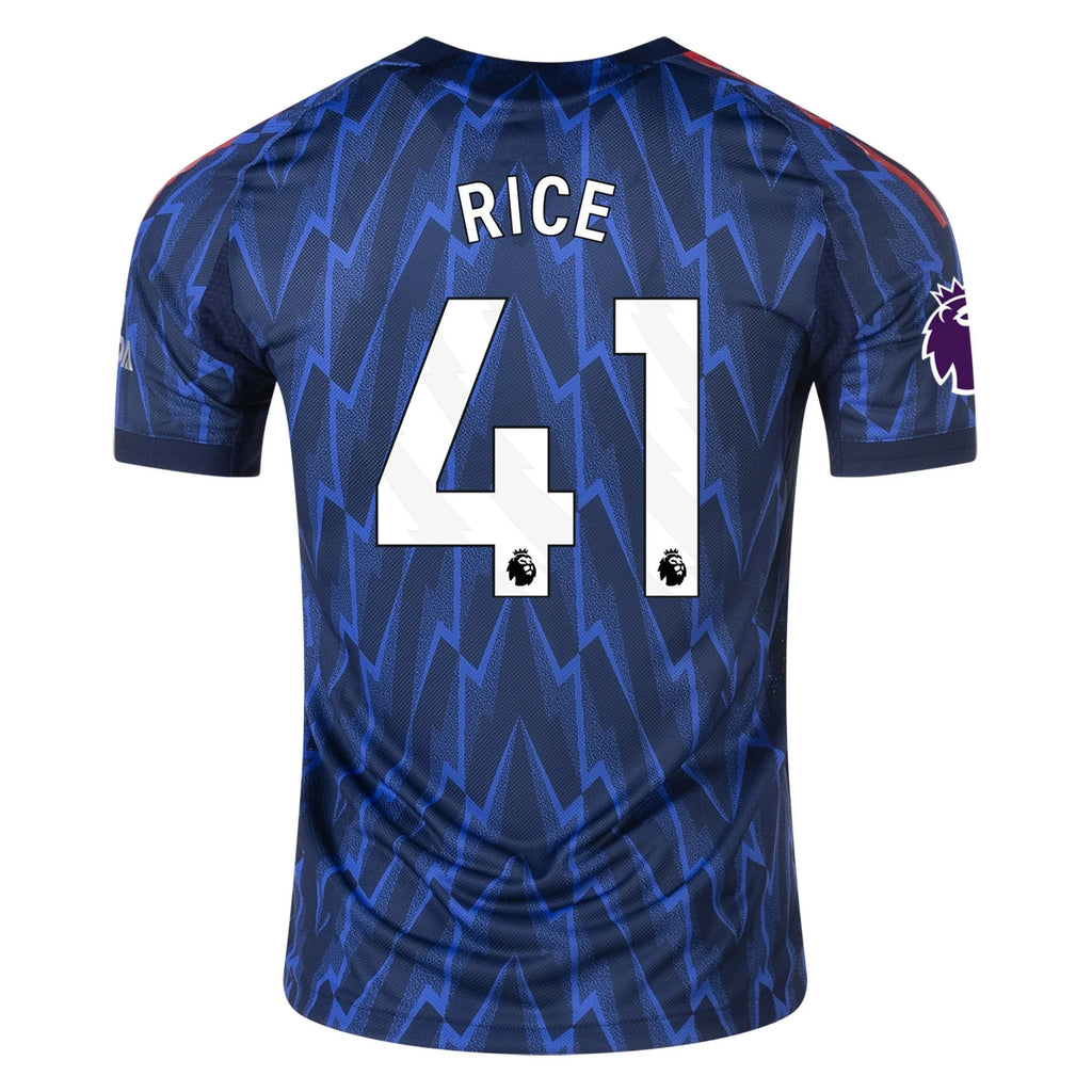 Men's Authentic Rice Arsenal Away Jersey 25/26