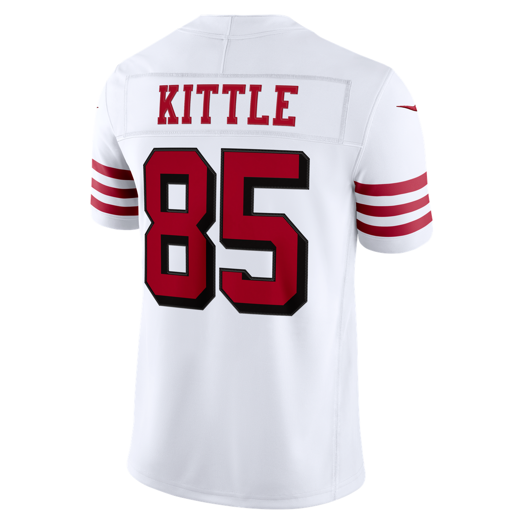 Men's San Francisco 49ers George Kittle Scarlet Team Vapor F.U.S.E. Stitched