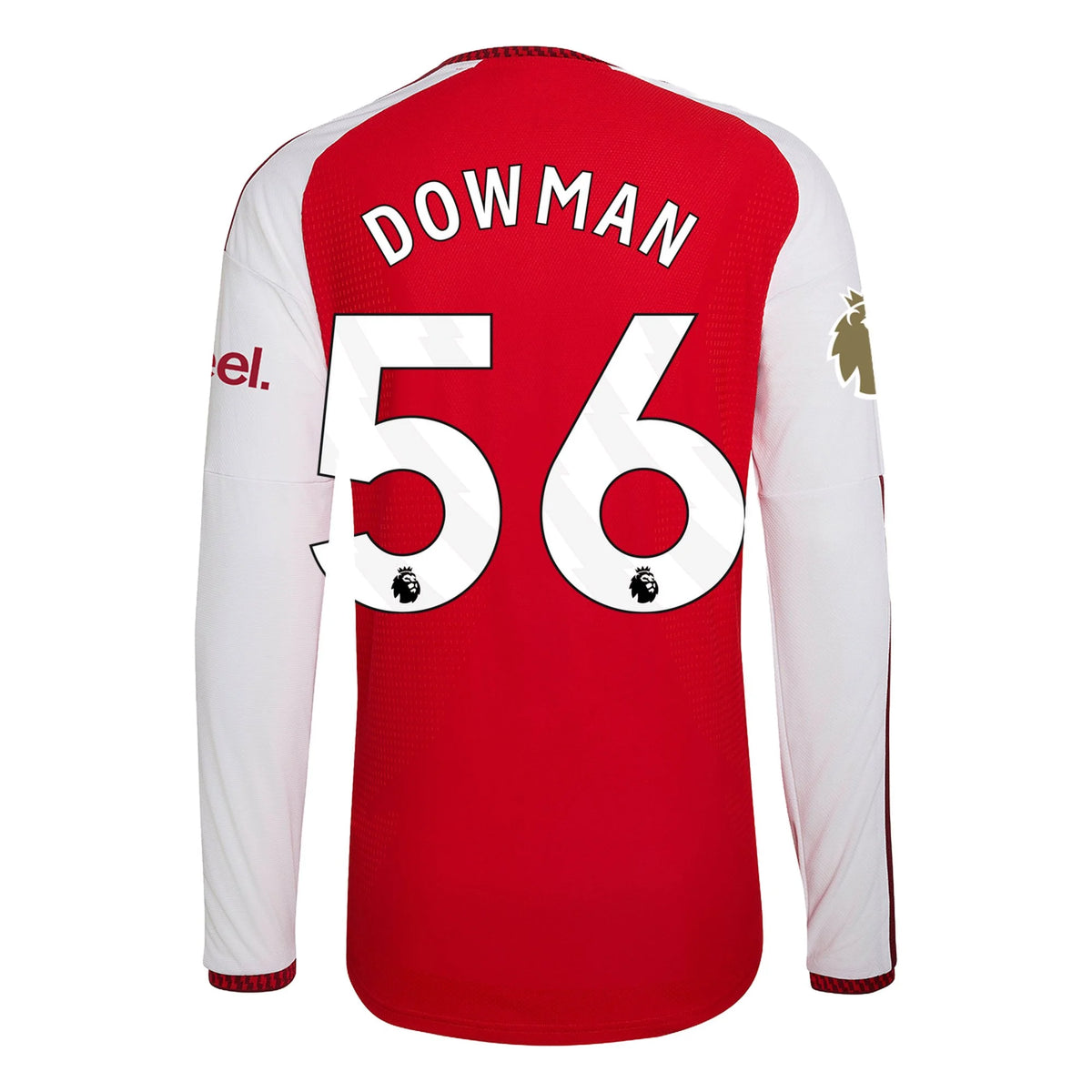 Men's Authentic Dowman Arsenal Long Sleeve Home Jersey 26/27