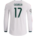 Men's Authentic Cucurella Real Madrid Long Sleeve Home Jersey 26/27